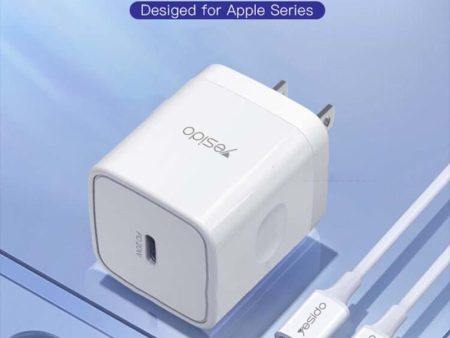 Yesido YC30 Power Adapter - Type-C   20W   White Online