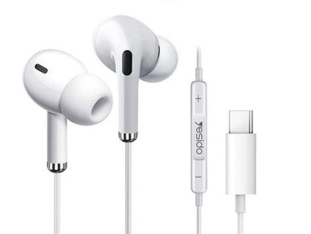 Yesido YH-35 Earphone - Type-C   White Sale