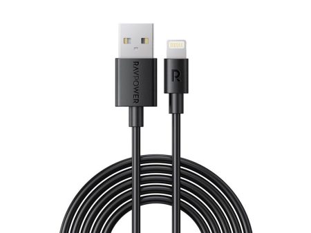 RAVPower TPE Lightning Cable - Lightning   2 Meters   Black Fashion