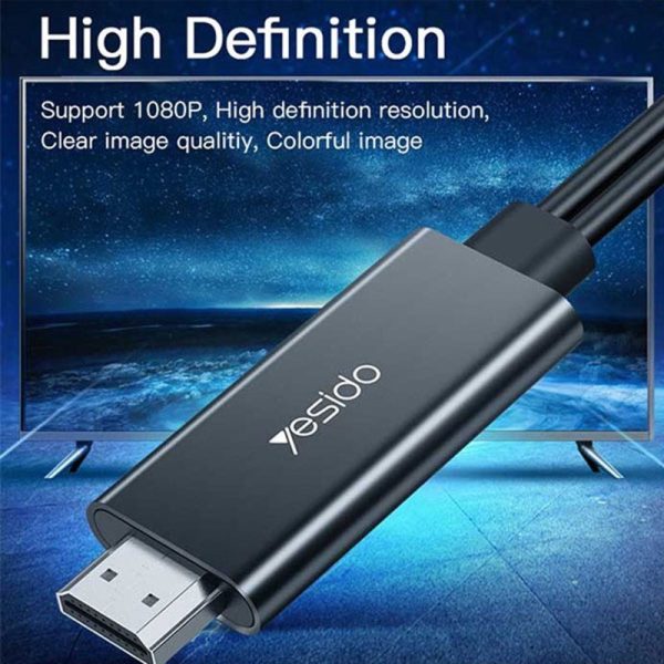 Yesido HM04 Lightning to HDMI Adapter - Black Online now