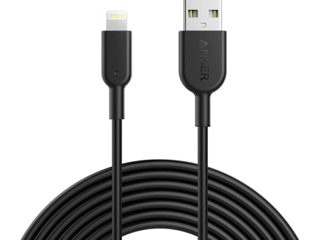 Anker PowerLine II Lightning Cable - USB 2.0   1.8m   Black For Discount