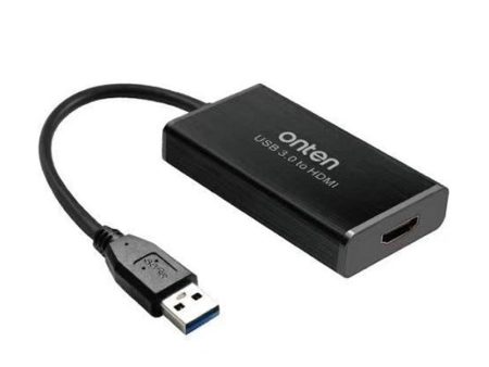 Onten USB 3.0 to HDMI Adapter - USB   HDMI   2K   Black Discount