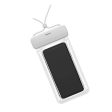 Baseus Mobile Phone Waterproof Bag - 7.2 inches   White For Discount