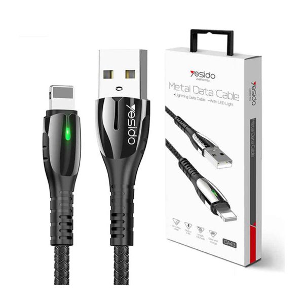 Yesido CA43 Charging Cable - USB   Lightning   1.2 Meters Hot on Sale