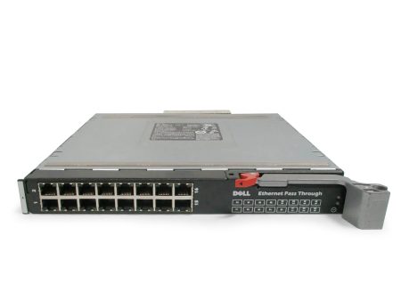 Dell 0WW060 Ethernet Pass Through Module 16 Port 10G-PTM for PE M1000E Chassis For Sale