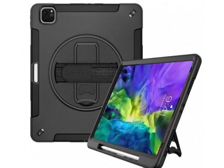 Armor-X Rin Series Case For iPad Pro 11 (2020) Rainproof Military Grade Rugged Case With Hand Strap & Kick-Stand & Pen Holder - Black Online