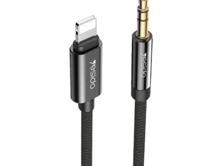 Yesido YAU17 AUX Cable - Lightning to 3.5mm   1.2 Meters Hot on Sale