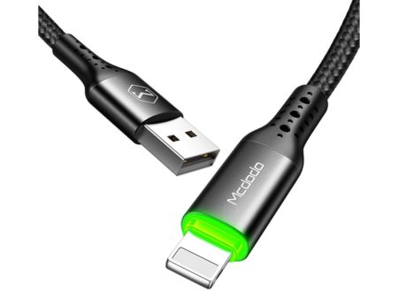 Mcdodo Auto Power Off Data Cable - Lightning    1.2 Meters   Black on Sale