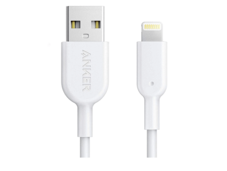 Anker PowerLine II Lightning Cable - USB 2.0   1.8m   White For Discount