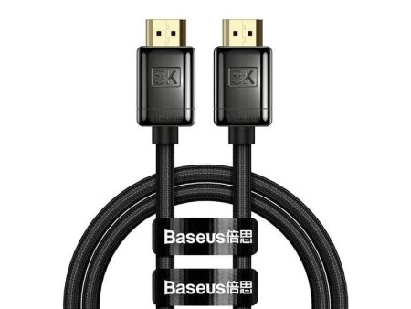 Baseus High Definition HDMI 8K to HDMI 8K Cable - 1 Meter   Black Cheap