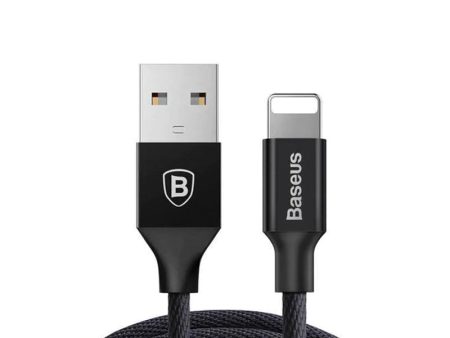 Baseus Cafule USB to Lightning Cable - 3 Meters   Black Sale