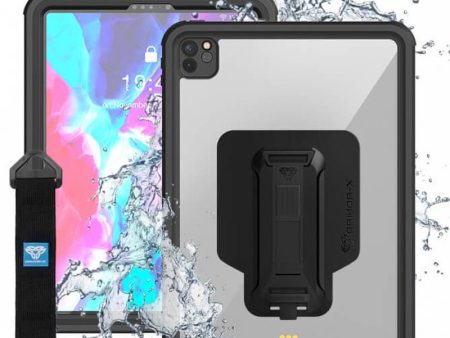 Armor-X Mxs Series Waterproof Case For iPad Pro 12.9  With Hand Strap & Kick-Stand - Black Online