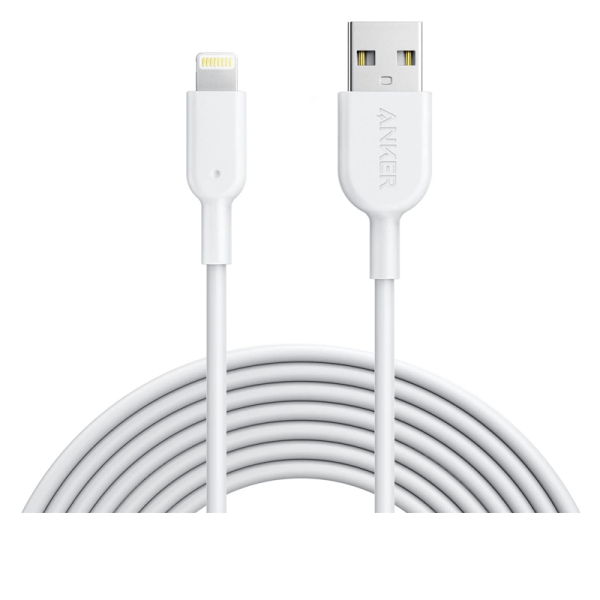 Anker PowerLine II Lightning Cable - USB 2.0   1.8m   White For Discount