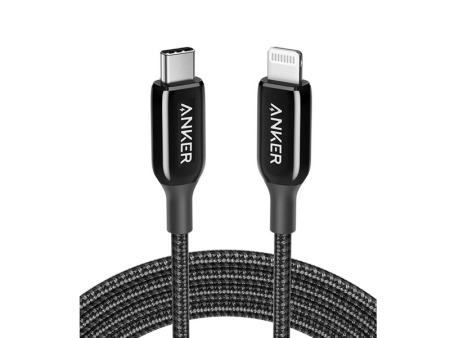 Anker PowerLine + III USB-C to Lightning Cable - 0.9 Meter   Black Sale