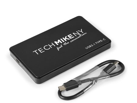 TechMikeNY USB 3.1 Type-C Port 2.5  Slim HDD   SSD Drive Enclosure (0.5  Thick) Online Sale