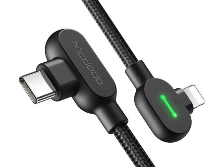 Mcdodo PD Fast Charge Data Cable - USB-C To Lightning   1.2 Meters   Black Fashion