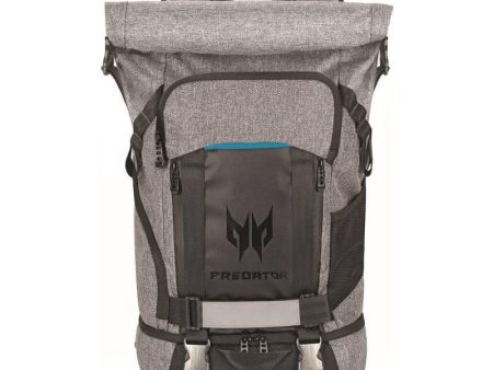 Acer Predator Rolltop Backpack - 15.6-inch   Polyester   Black Grey - Laptop Bag For Cheap