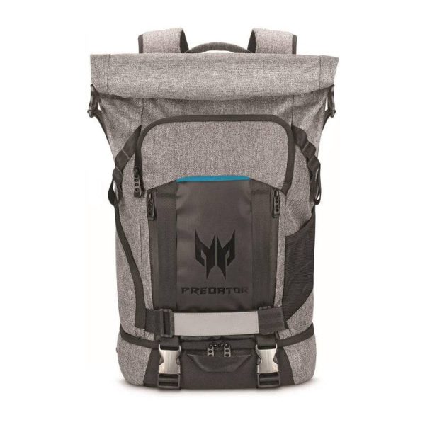 Acer Predator Rolltop Backpack - 15.6-inch   Polyester   Black Grey - Laptop Bag For Cheap