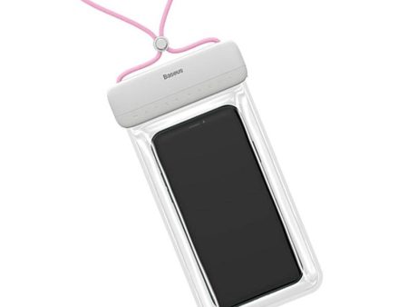 Baseus Mobile Phone Waterproof Bag - 7.2 inches   Pink Sale