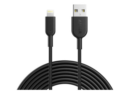 Anker PowerLine II Lightning Cable - USB 2.0   0.9m   Black Supply