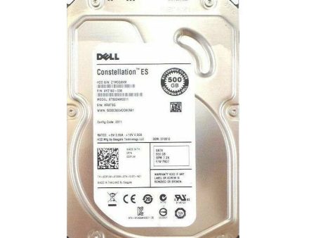 Dell SATA Hard Drive - 500GB   3.5-inch   SATA   7.2K RPM   6GBps For Discount