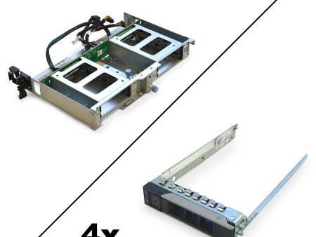 4-Bay SFF Flex-Bay with Cables for Dell PowerEdge R740xd + 4x 2.5  Caddies For Discount