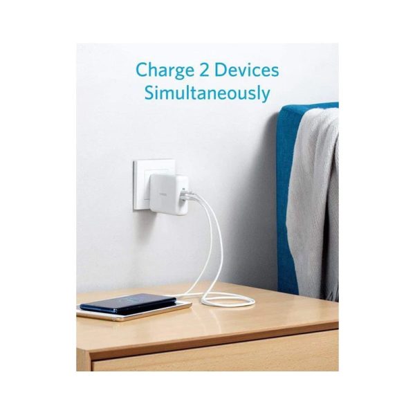 Anker PowerCore III Fusion 5k Adapter - 18W   USB-C   USB   White Online Hot Sale