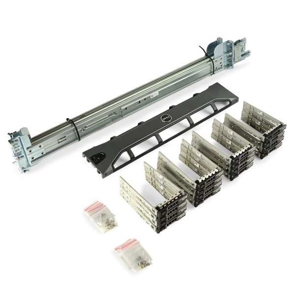 Dell PowerEdge R720  R730 16B   R820 Upgrade Kit Sliding Rails + Bezel + Caddies on Sale