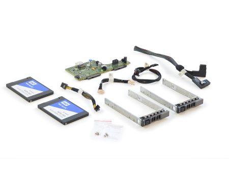 Flex-Bay + Cables for Dell PowerEdge R720xd 12-Bay + 2x SFF Caddies + 2x 2TB SSD Online now