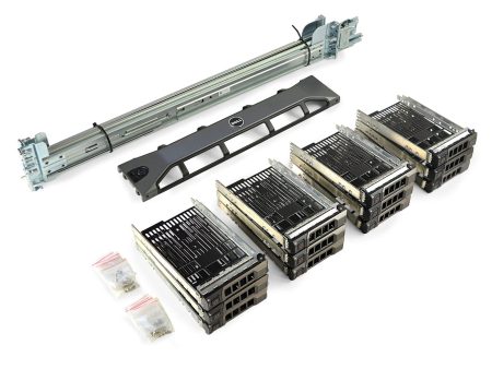 Dell PowerEdge R720xd   R730xd 12B Upgrade Kit: Sliding Rails + Bezel + Caddies Online Hot Sale