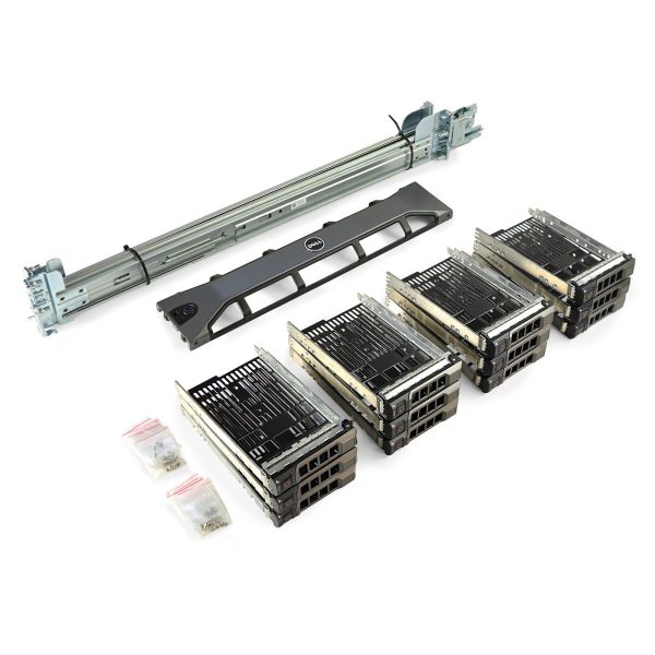 Dell PowerEdge R720xd   R730xd 12B Upgrade Kit: Sliding Rails + Bezel + Caddies Online Hot Sale